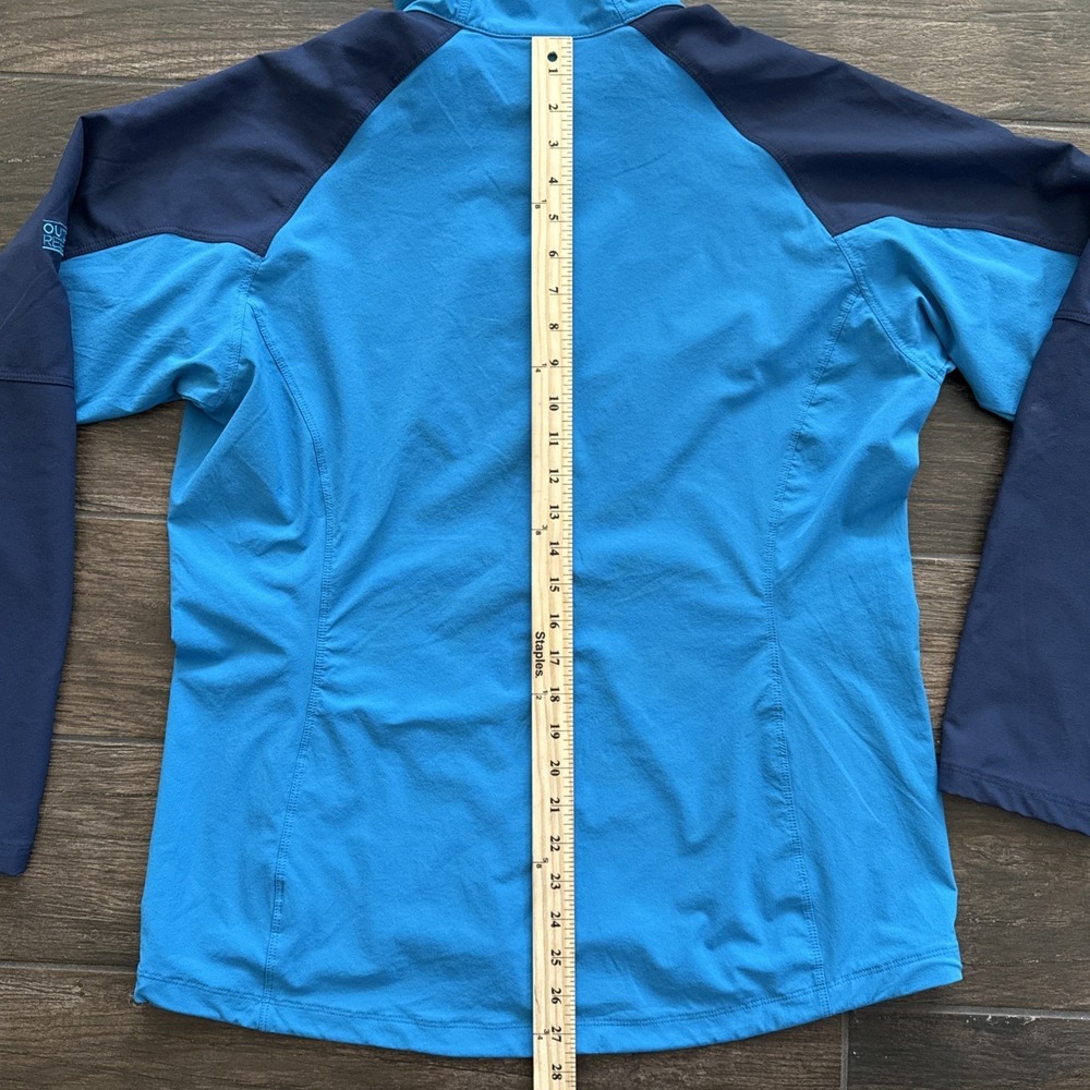 Outdoor Research Ferrosi Jacket Women XL Blue Lightweight Softshell Hooded - Picture 7 of 10
